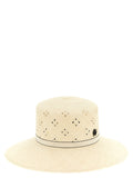Beige Fabric Sunhat