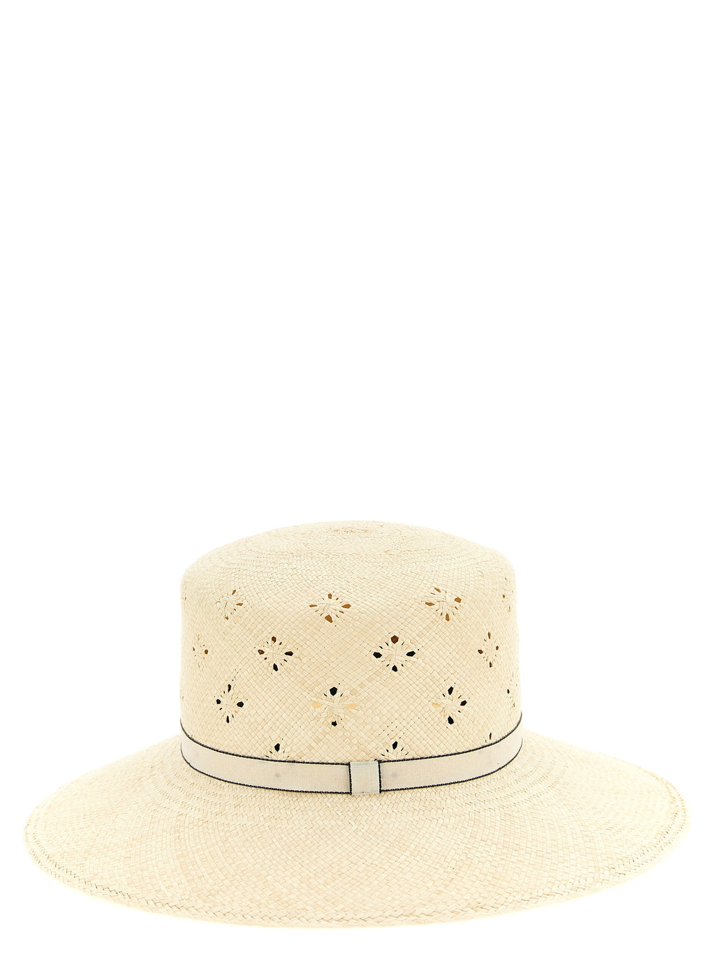 Beige Fabric Sunhat