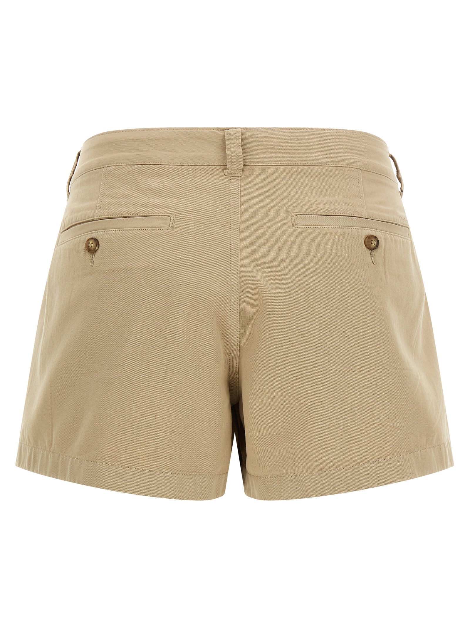 Beige Cotton Bermuda Shorts
