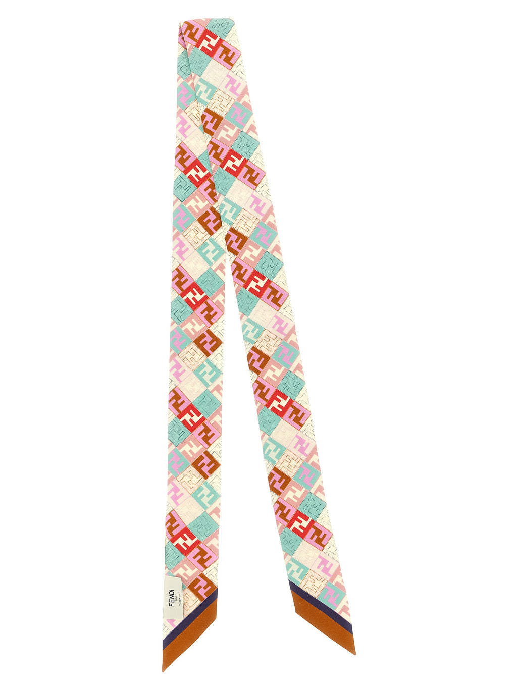 Multicolor Silk Foulard