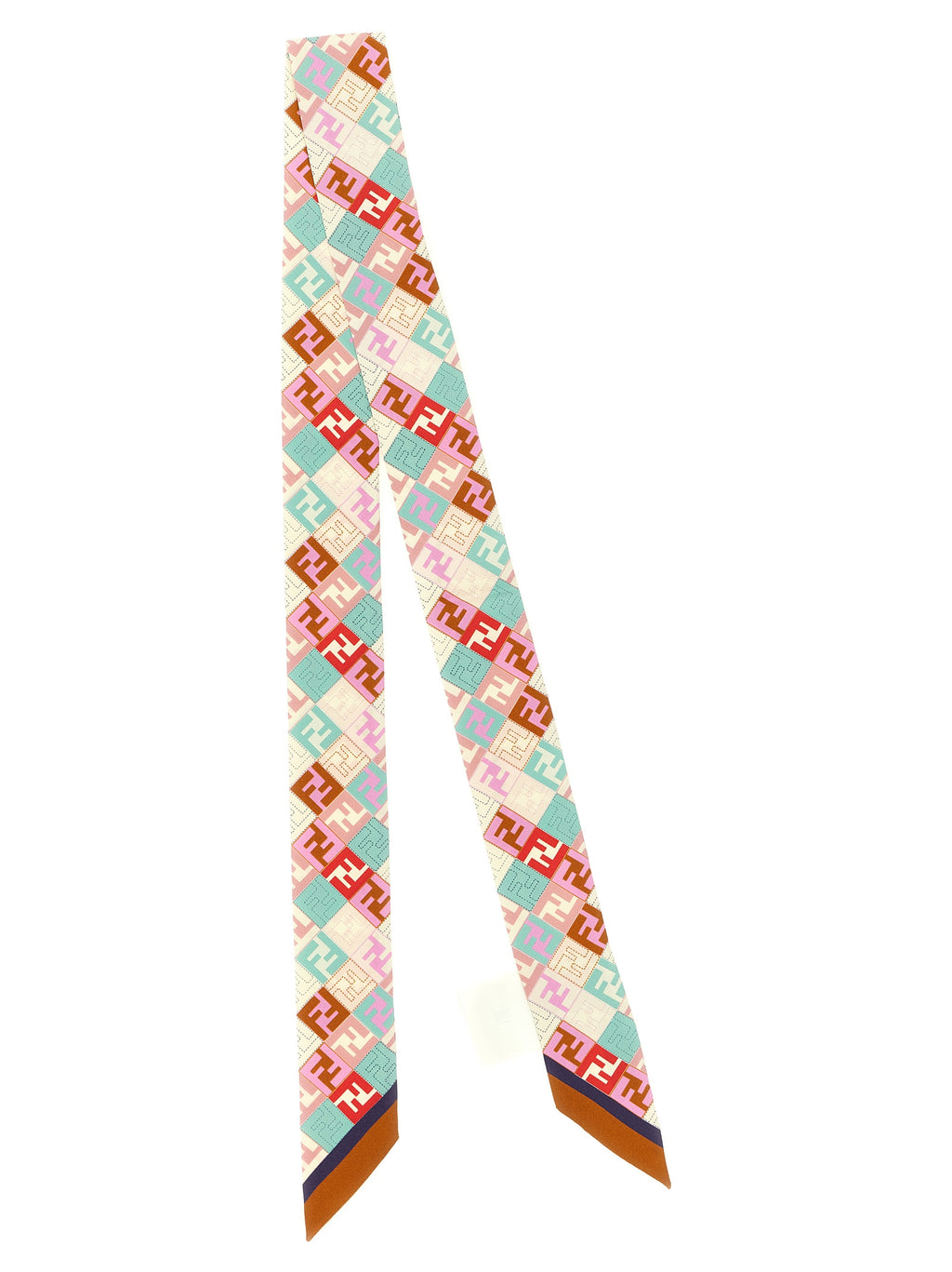 Multicolor Silk Foulard