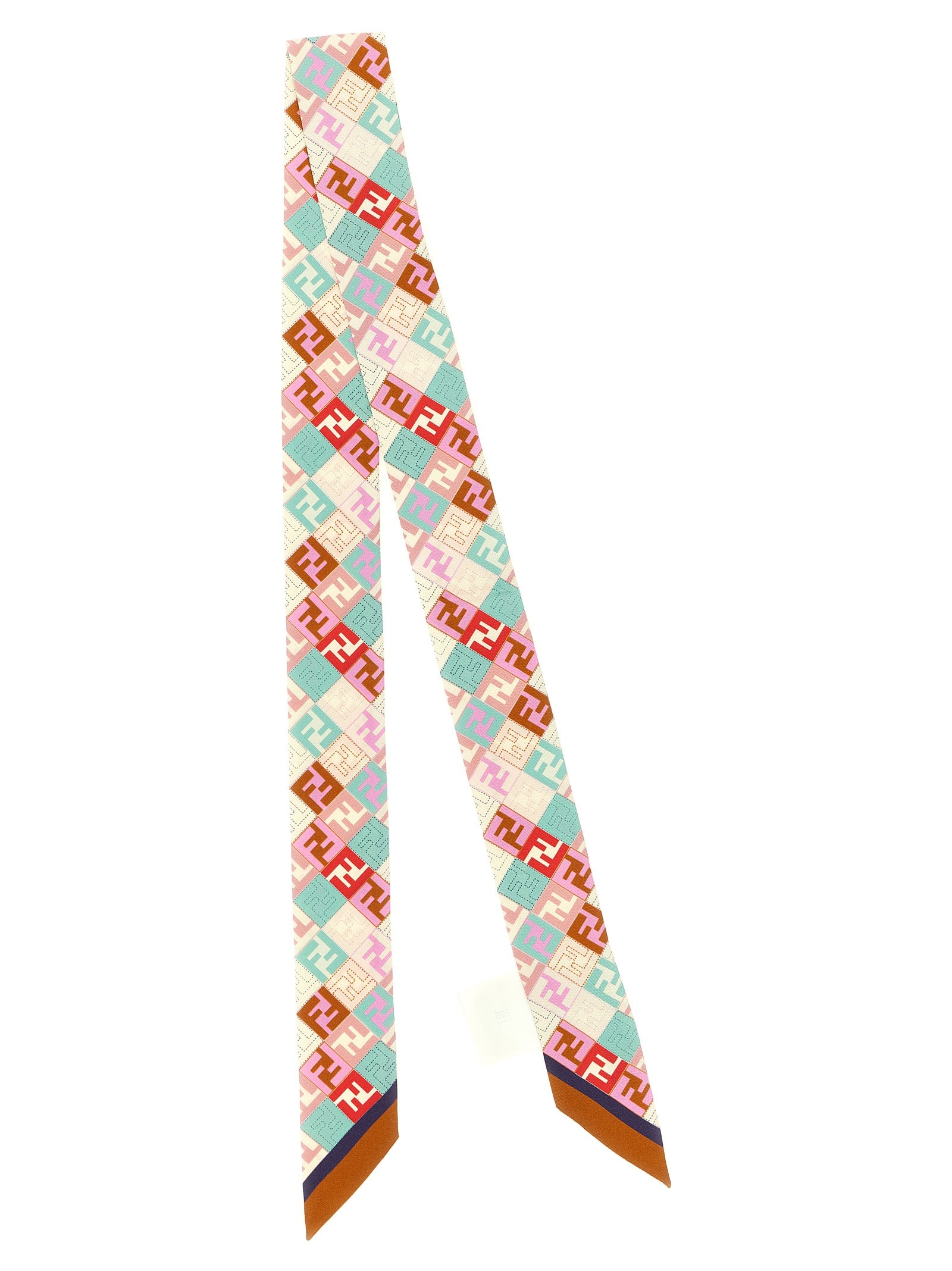 Multicolor Silk Foulard