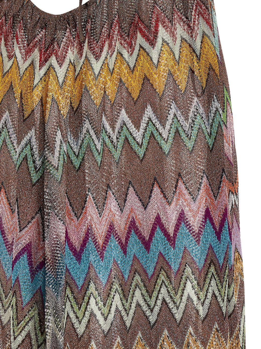 Multicolor Viscose Long Dress