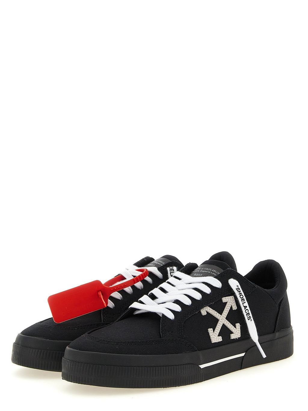 Bicolor Cotton Low Top Sneakers