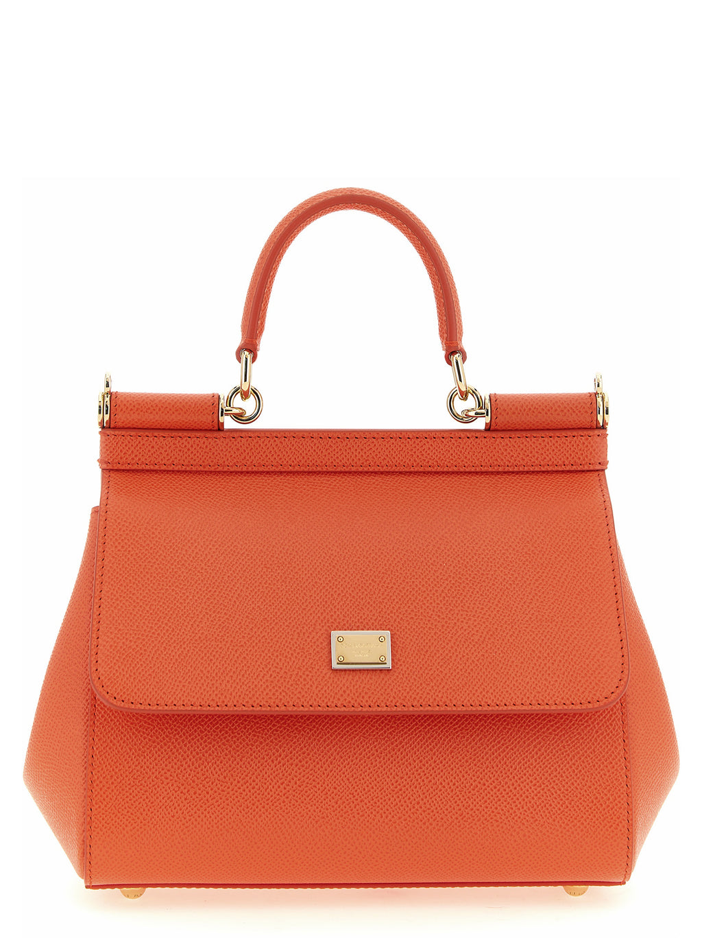 Orange Calfskin Handbag