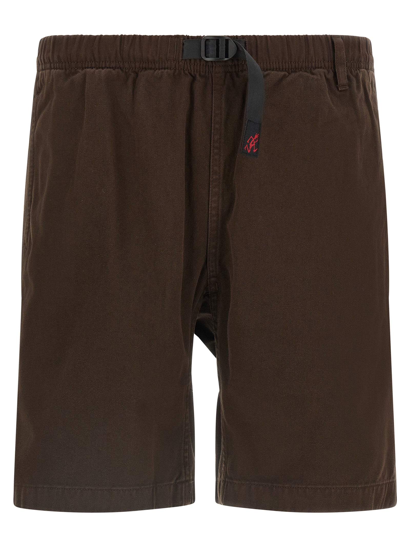 Brown Cotton Bermuda Shorts