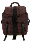 Brown Recycled Polyamide Backpack