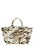 Beige Recycled Cotton Tote Bag