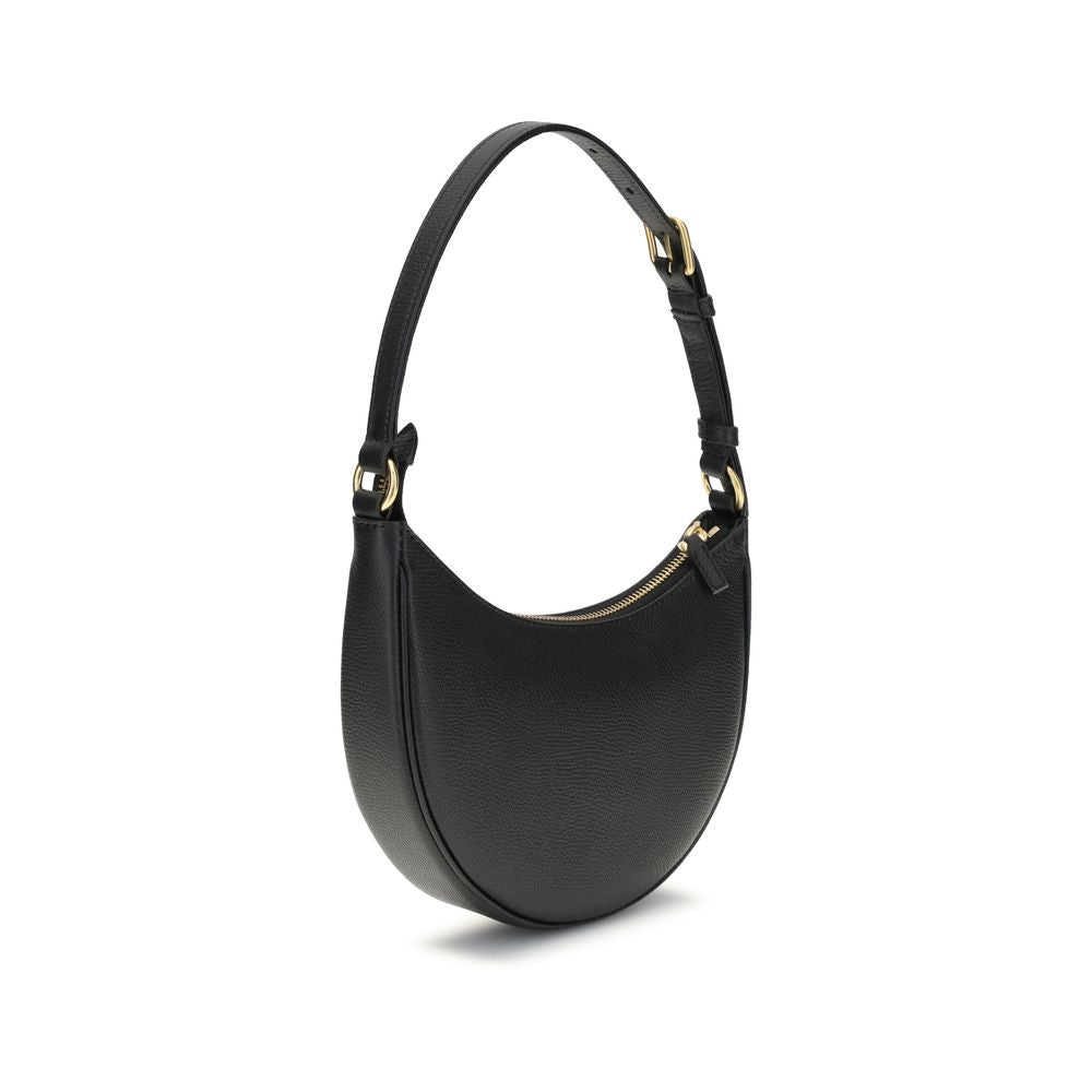 Black Calf Leather Bos Taurus Shoulder Bag