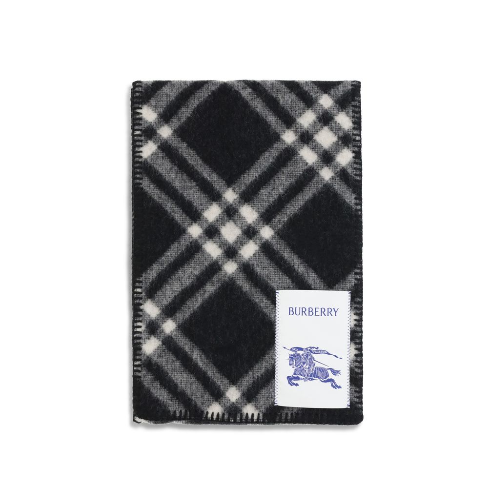 Black Wool Oves Aries Scarf