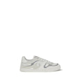 White Calf Leather Bos Taurus Low Top Sneakers