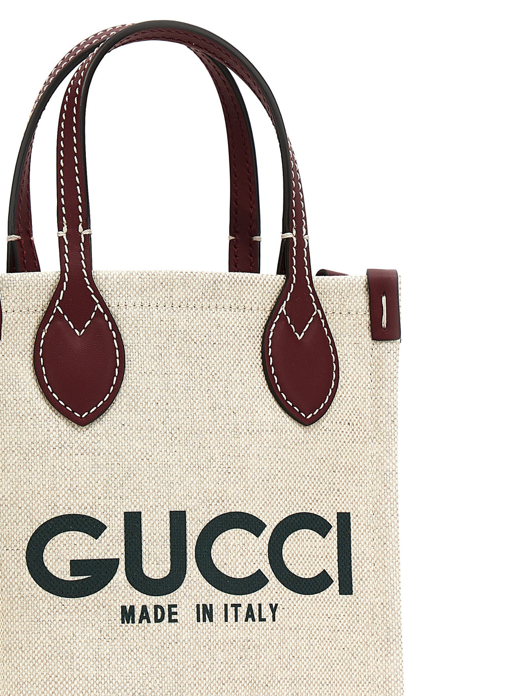 Beige Polyethylene Handbag