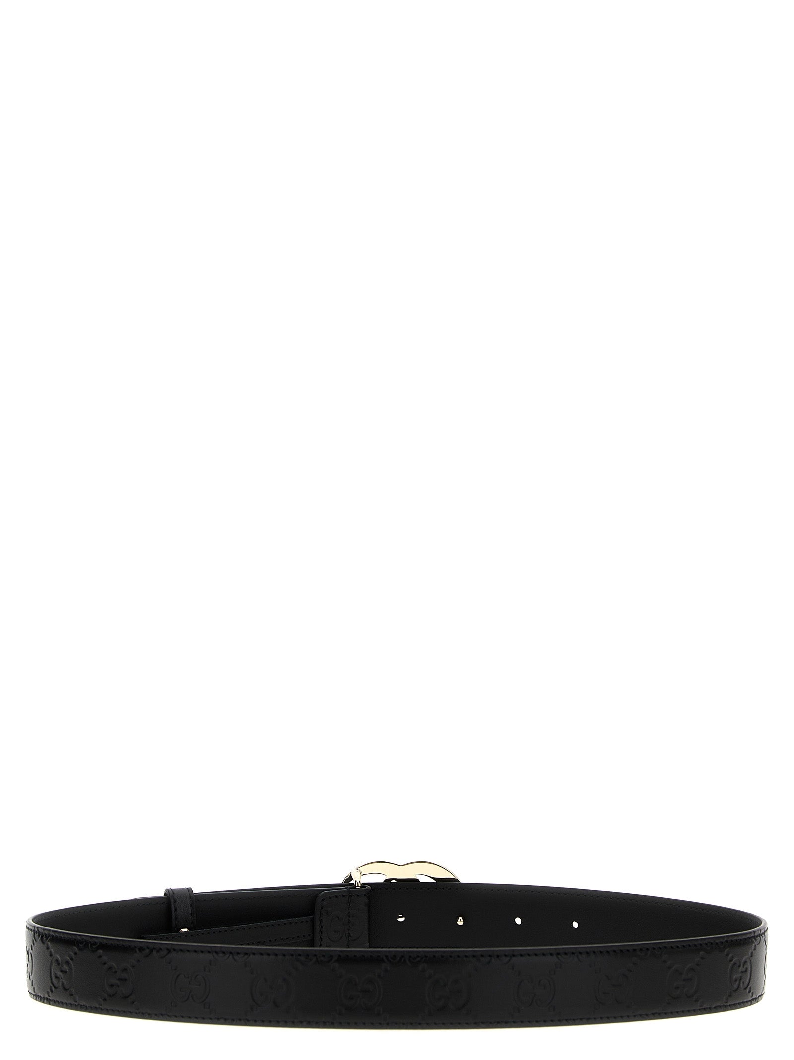 Black Calfskin Regular Belt