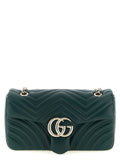 Bicolor Lamb Leather Shoulder Bag