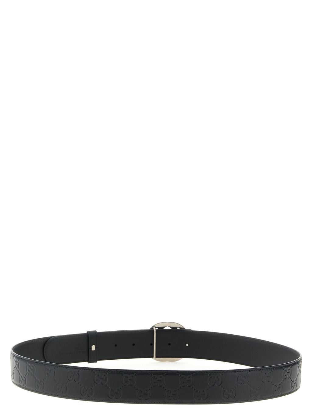 Black Calfskin Regular Belt
