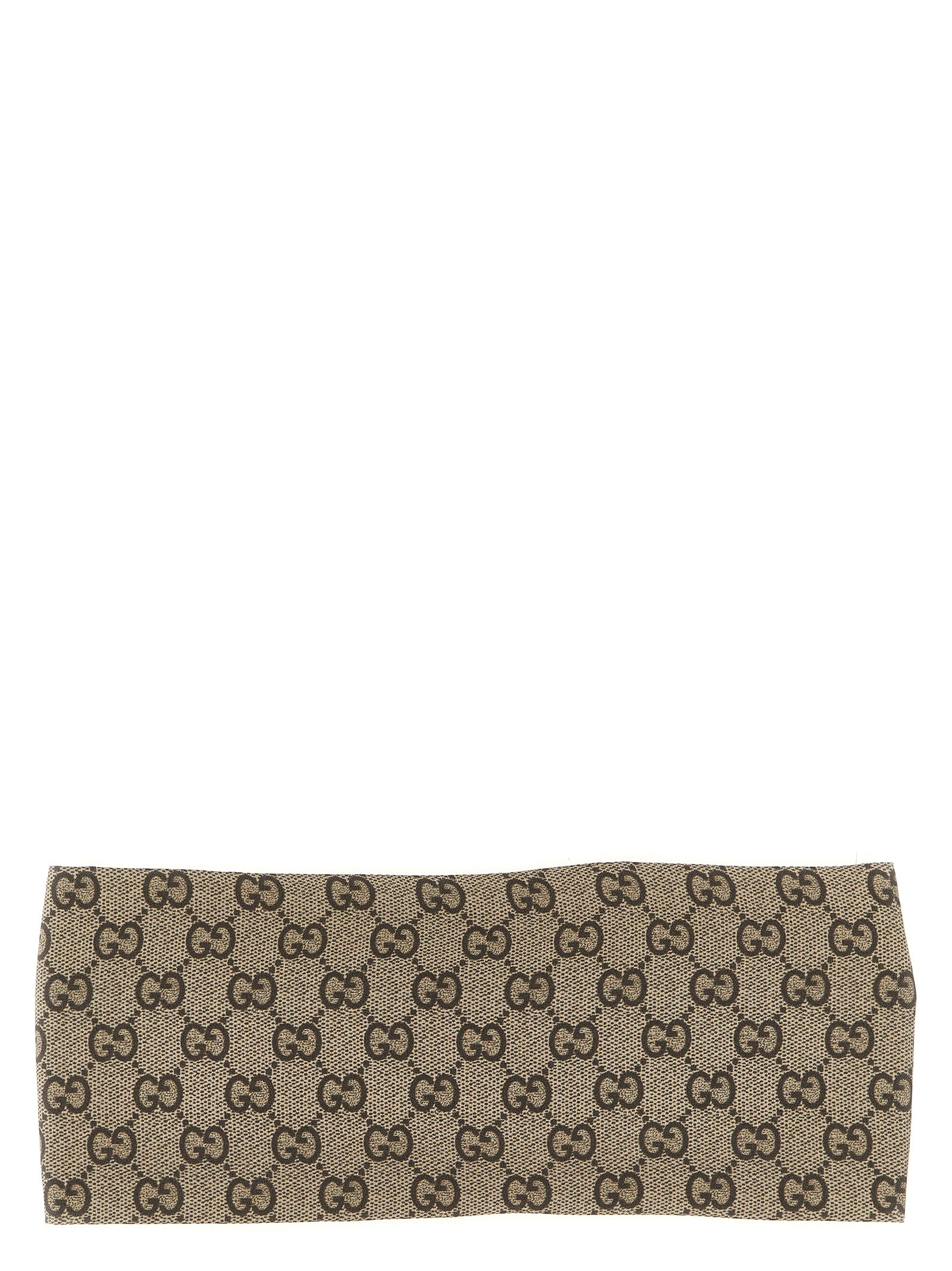 Beige Silk Headband