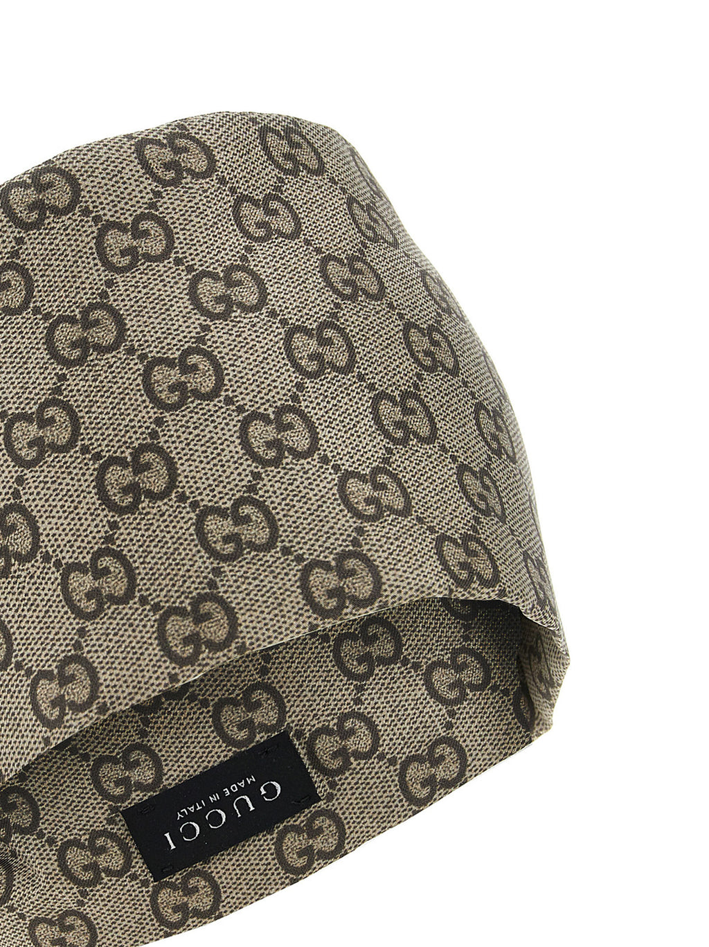 Beige Silk Headband