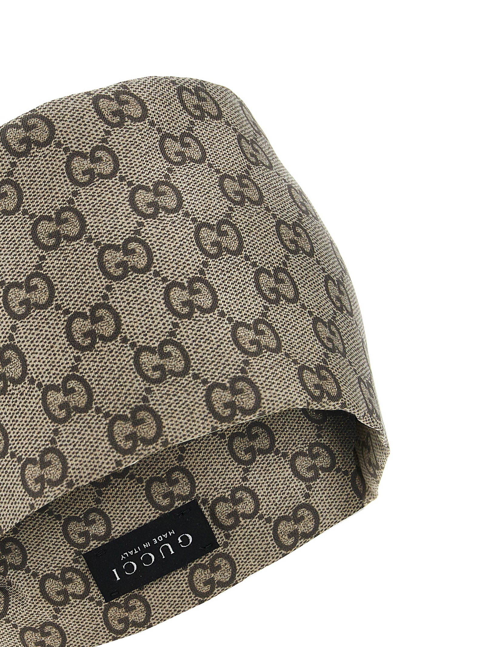 Beige Silk Headband