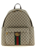Beige Polyethylene Backpack