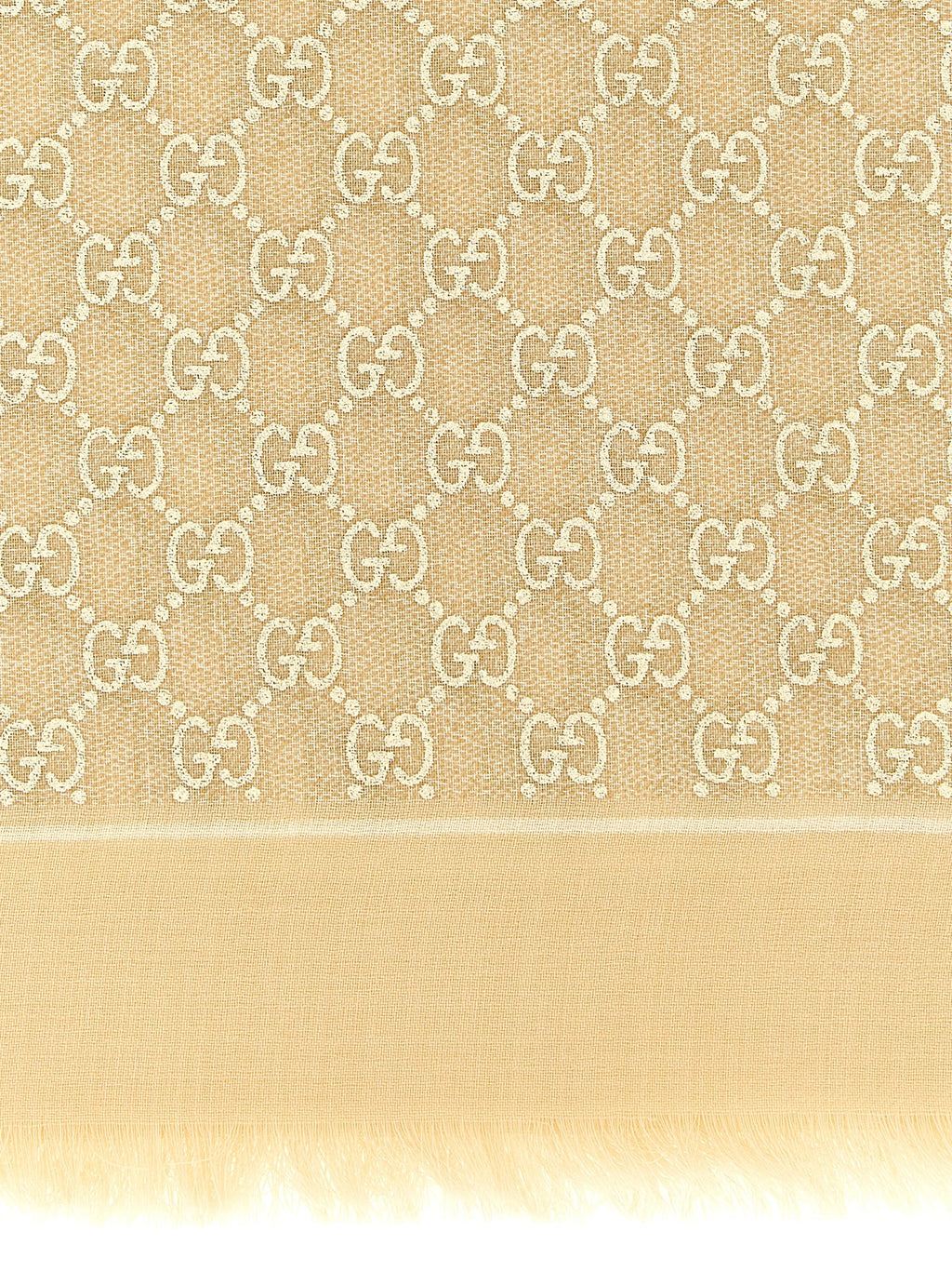 Beige Wool Scarf