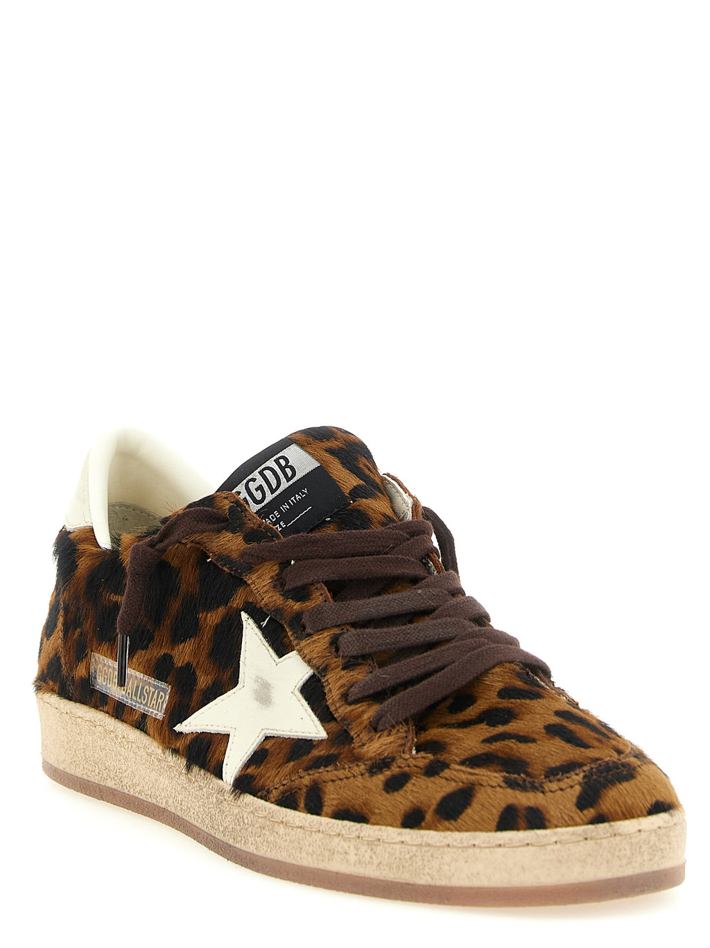 Brown Cowhide Low Top Sneakers