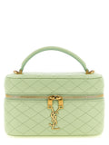 Bicolor Lamb Leather Handbag