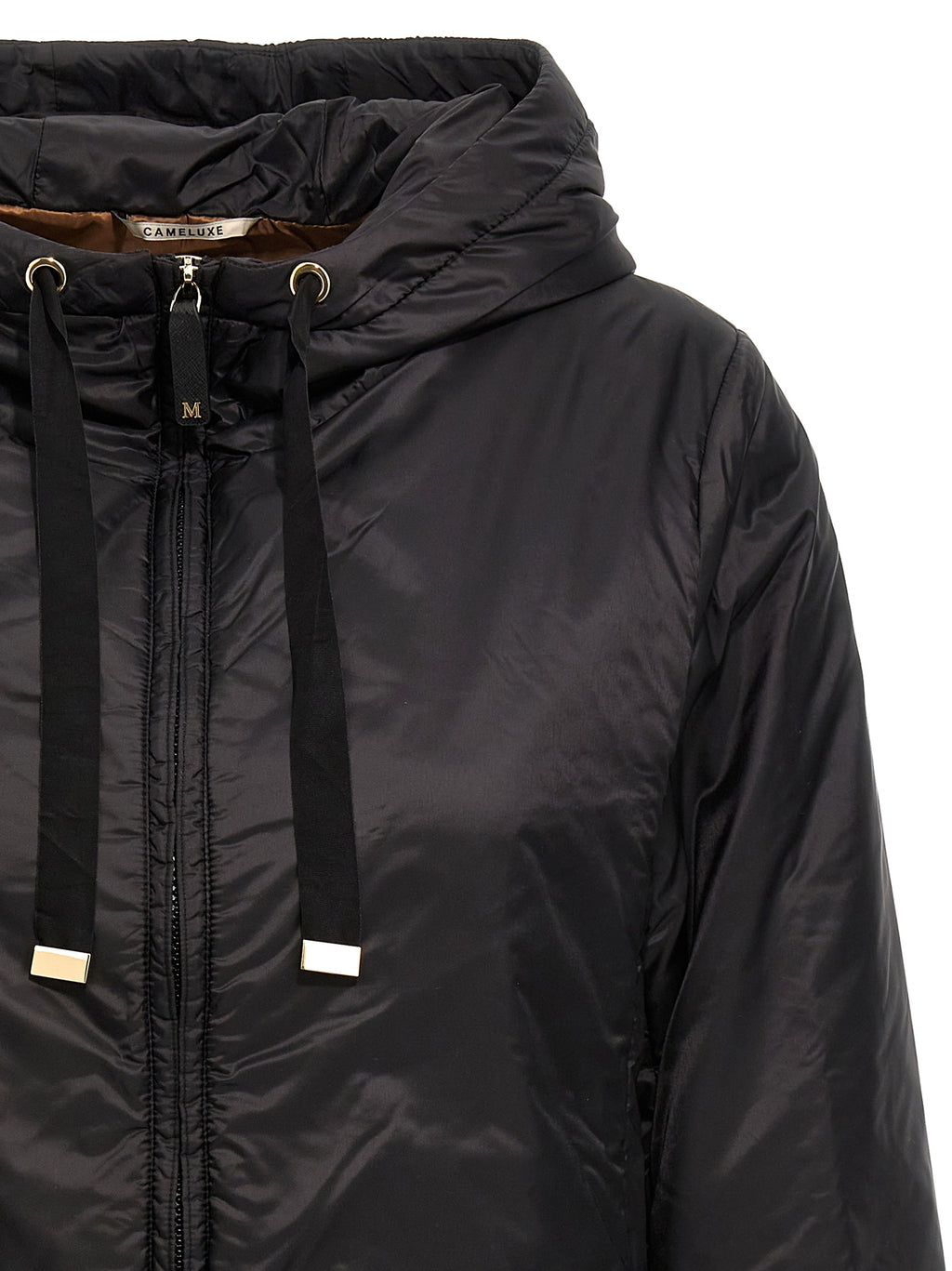 Black Polyester Shell Jacket