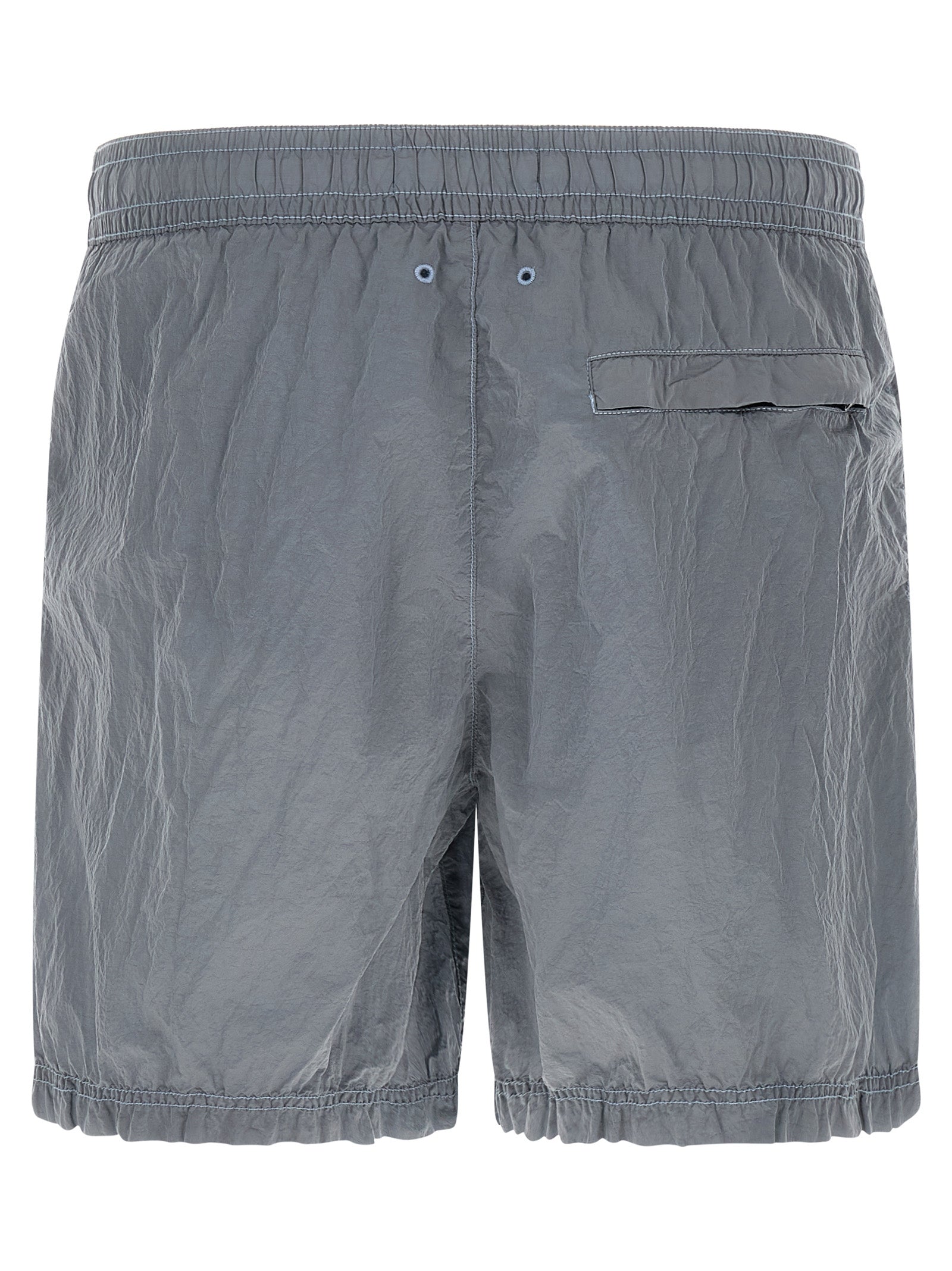 Gray Polyamide Swim Shorts