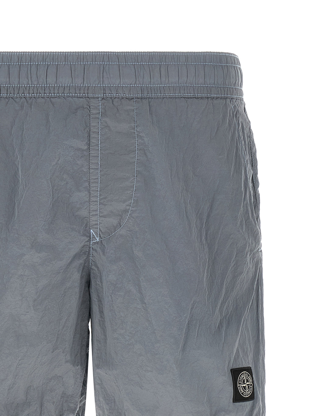 Gray Polyamide Swim Shorts