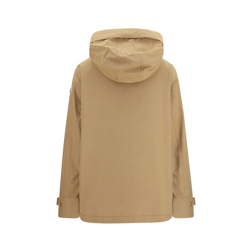 Beige Polyamide Shell Jacket