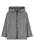 Gray Polyester Shell Jacket