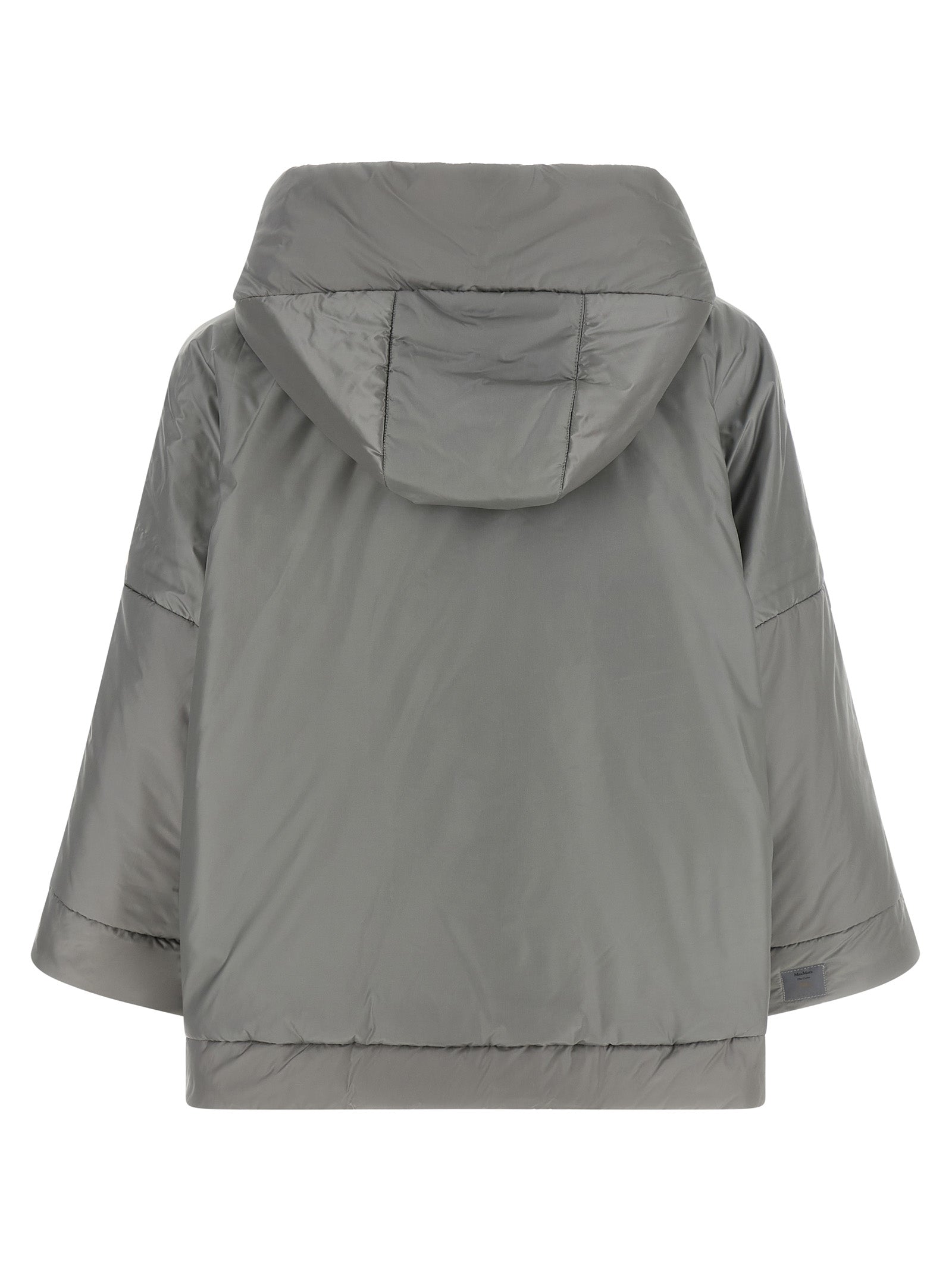 Gray Polyester Shell Jacket