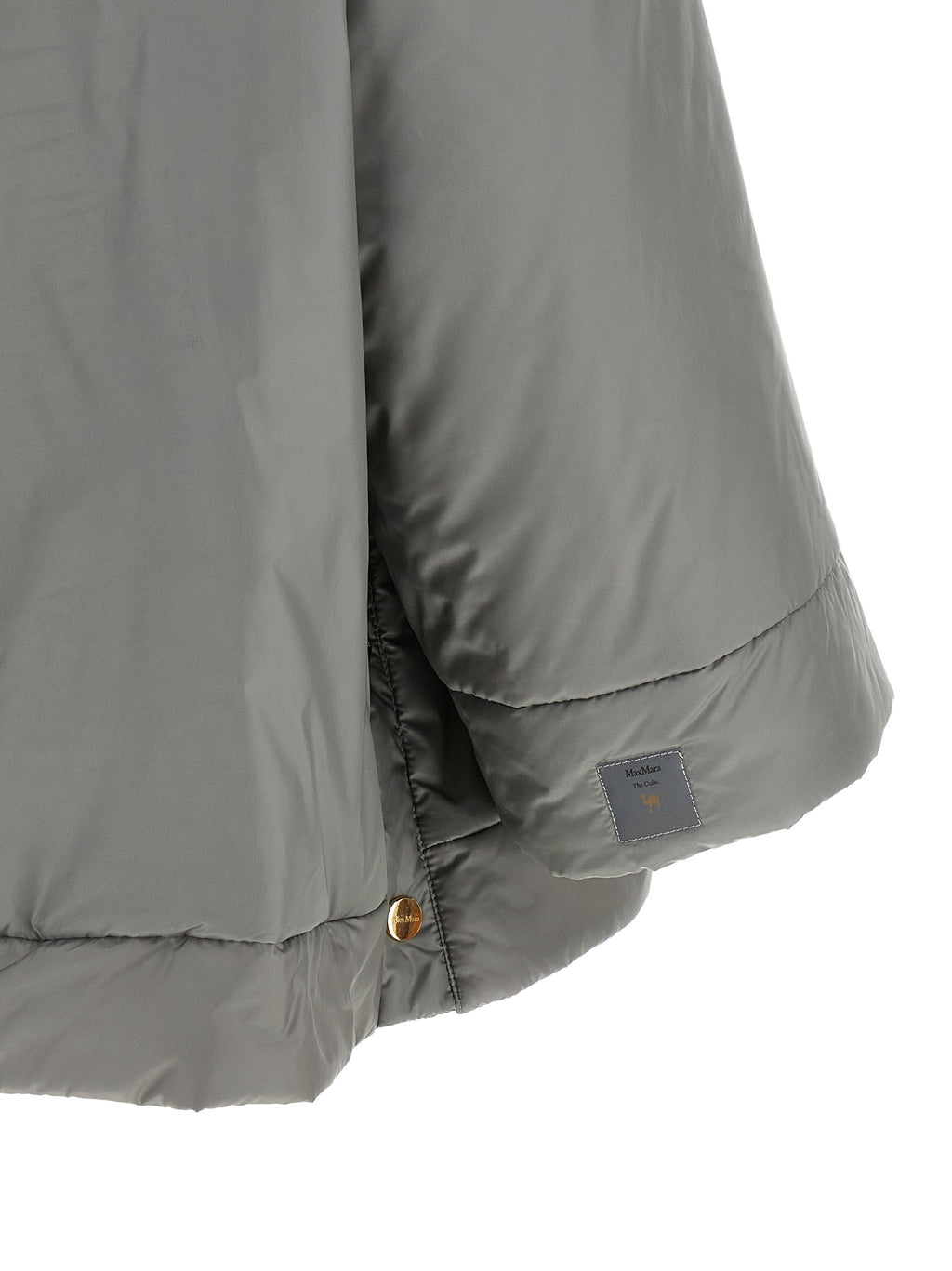 Gray Polyester Shell Jacket