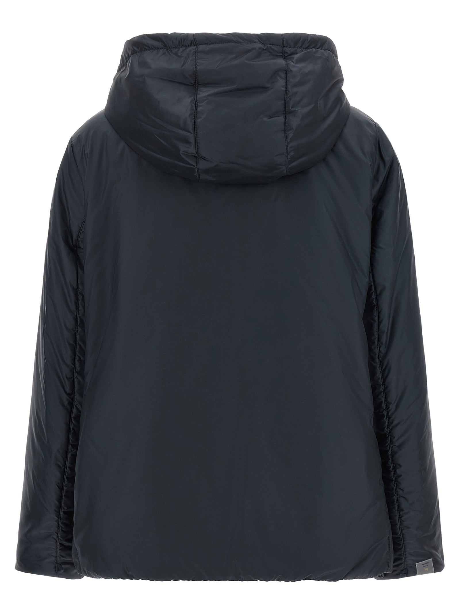 Blue Polyester Shell Jacket