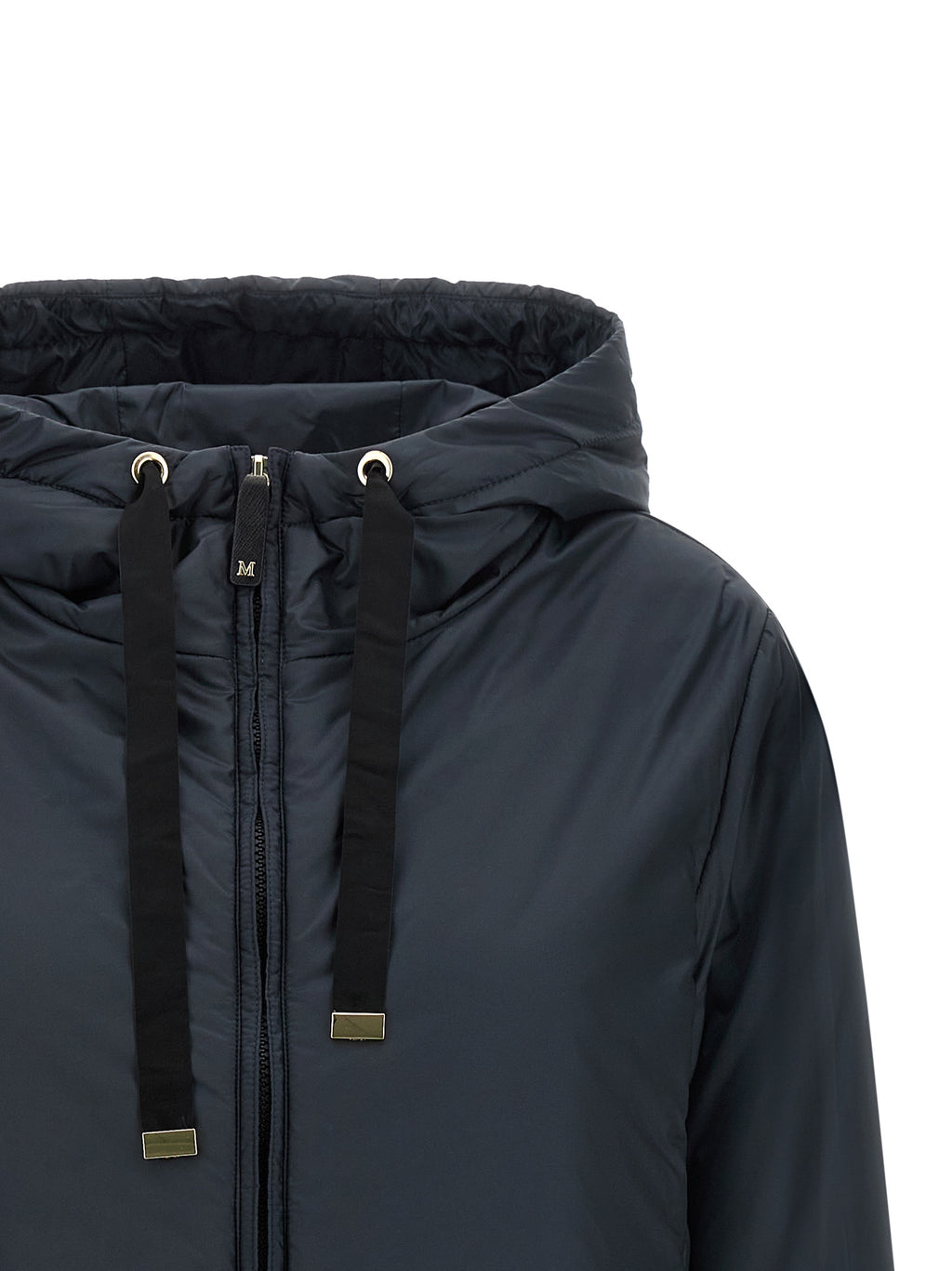 Blue Polyester Shell Jacket