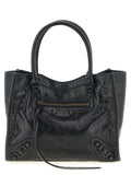 Black Lamb Leather Tote Bag