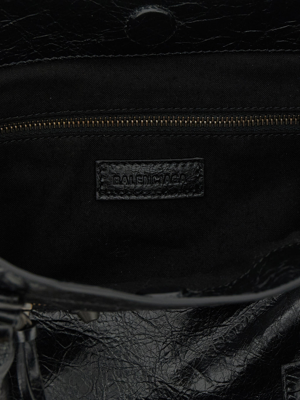 Black Lamb Leather Tote Bag