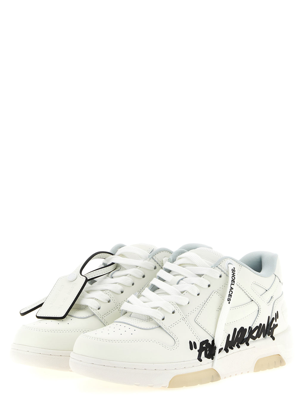 Bicolor Calfskin Athletic Sneakers
