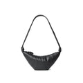 Black Lamb Leather Shoulder Bag