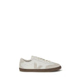 White Calf Leather Bos Taurus Sneakers