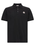 Black Cotton Polo Shirt