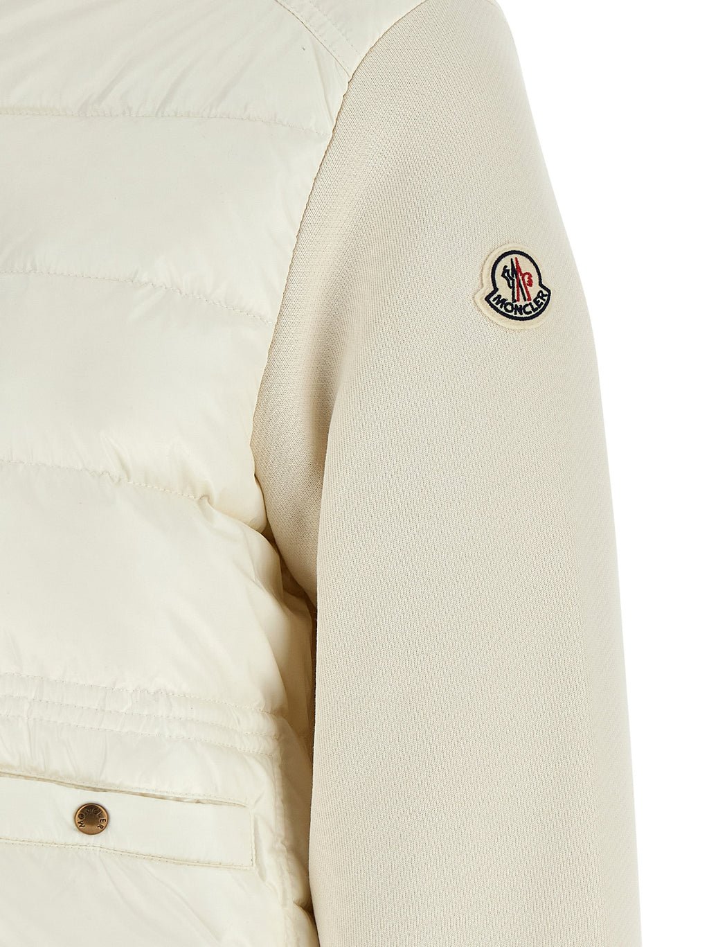 White Polyamide Cardigan