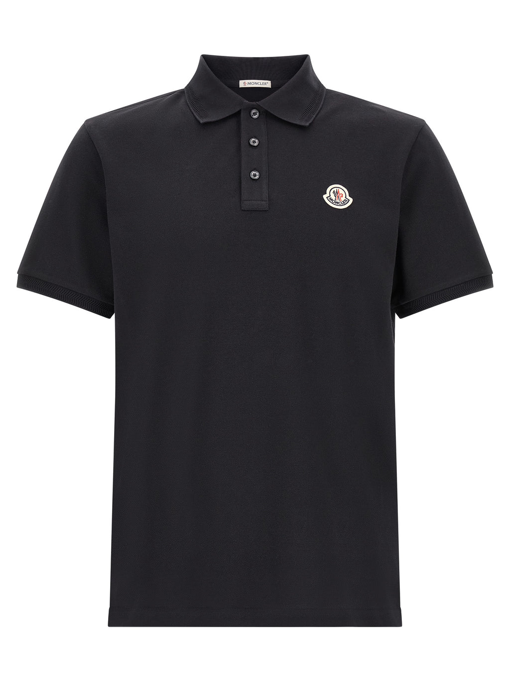 Blue Cotton Polo Shirt