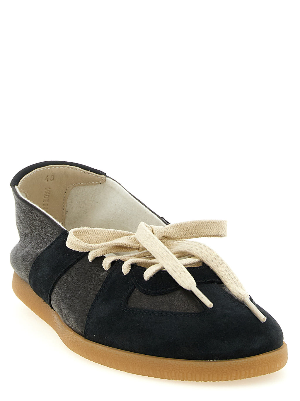 Black Lamb Leather Ballet Flats