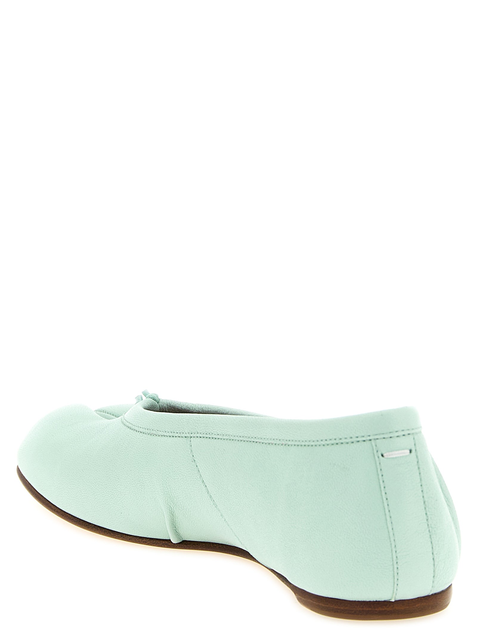 Bicolor Lamb Leather Ballet Flats