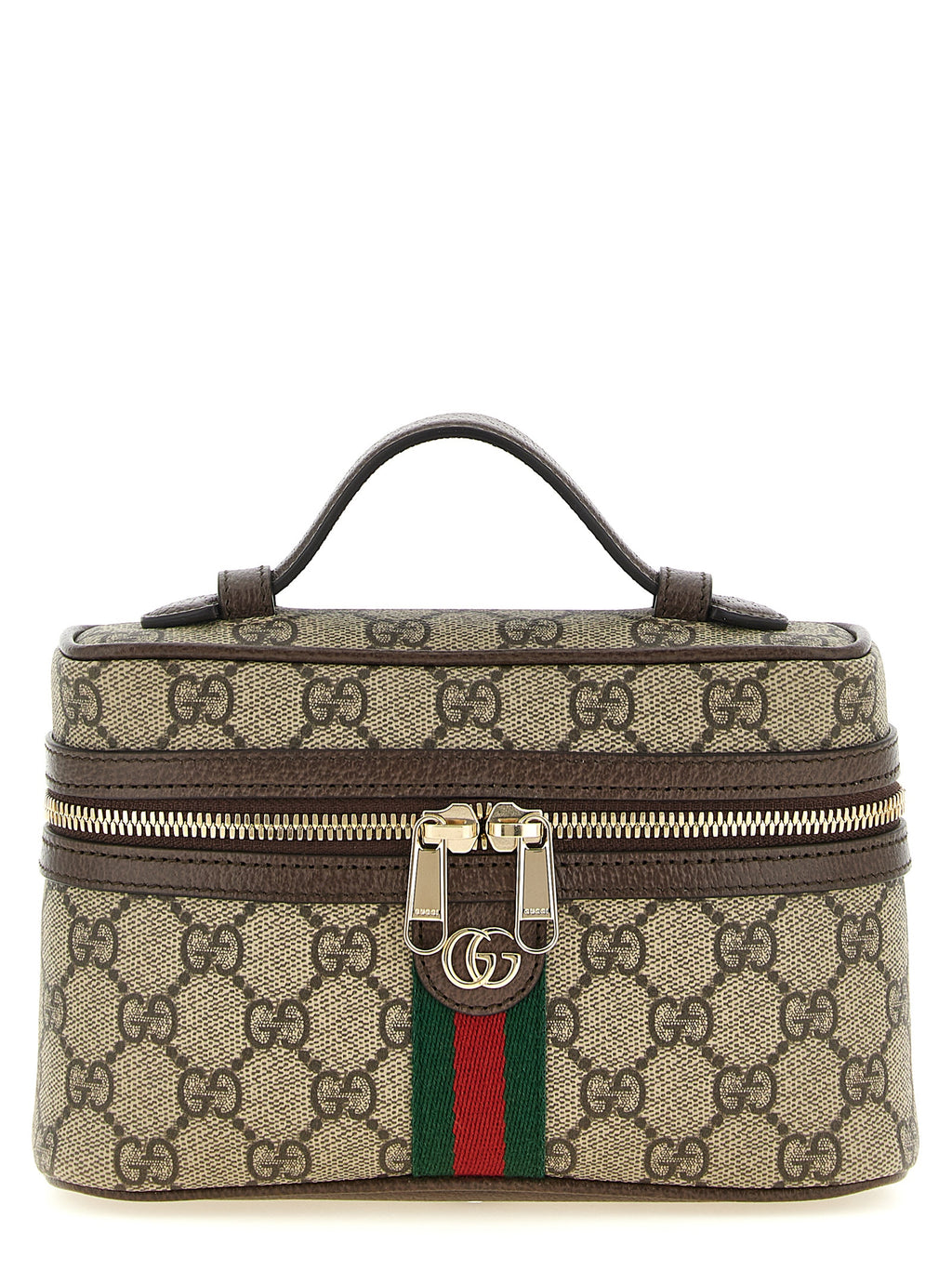 Beige Polyethylene Shoulder Bag