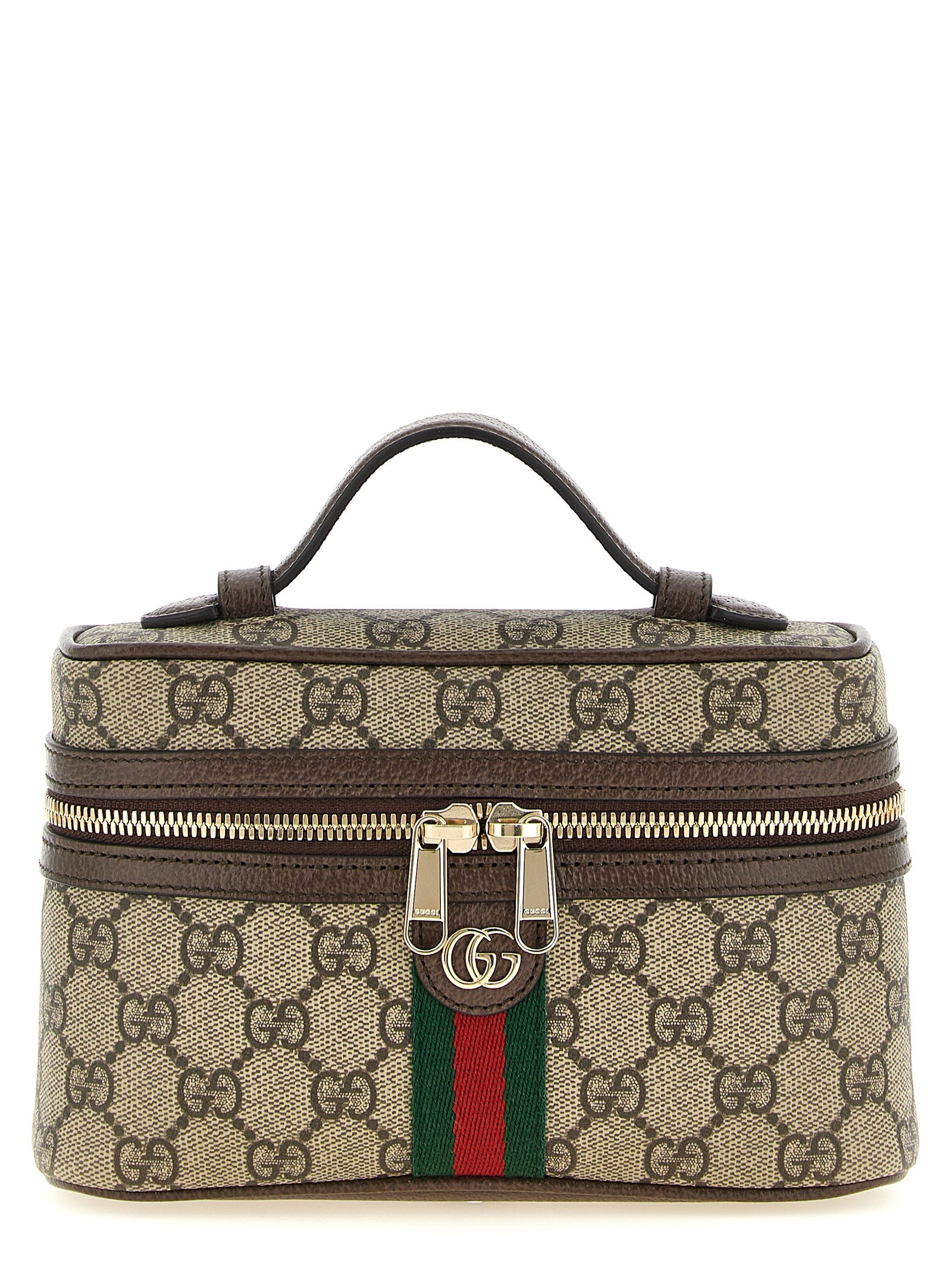 Beige Polyethylene Shoulder Bag