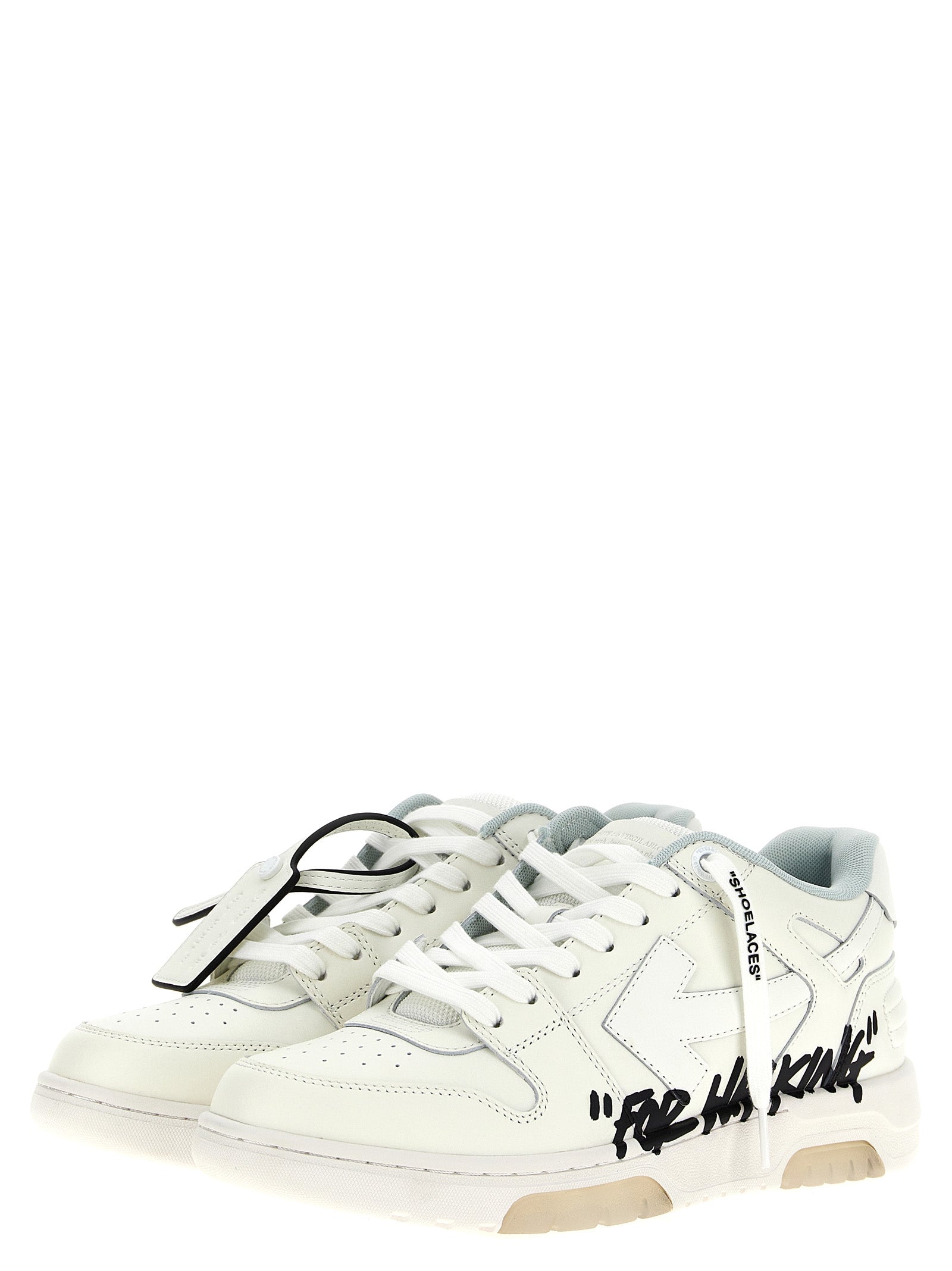 Bicolor Bovine Leather Sneakers