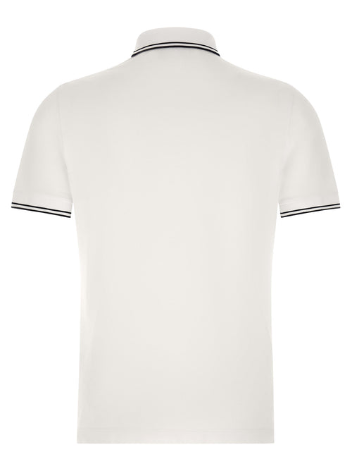 Bicolor Cotton Polo Shirt