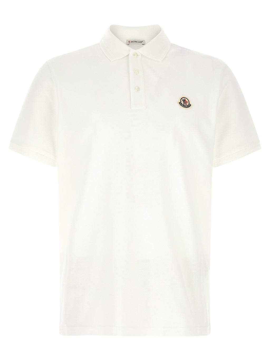 White Cotton Polo Shirt